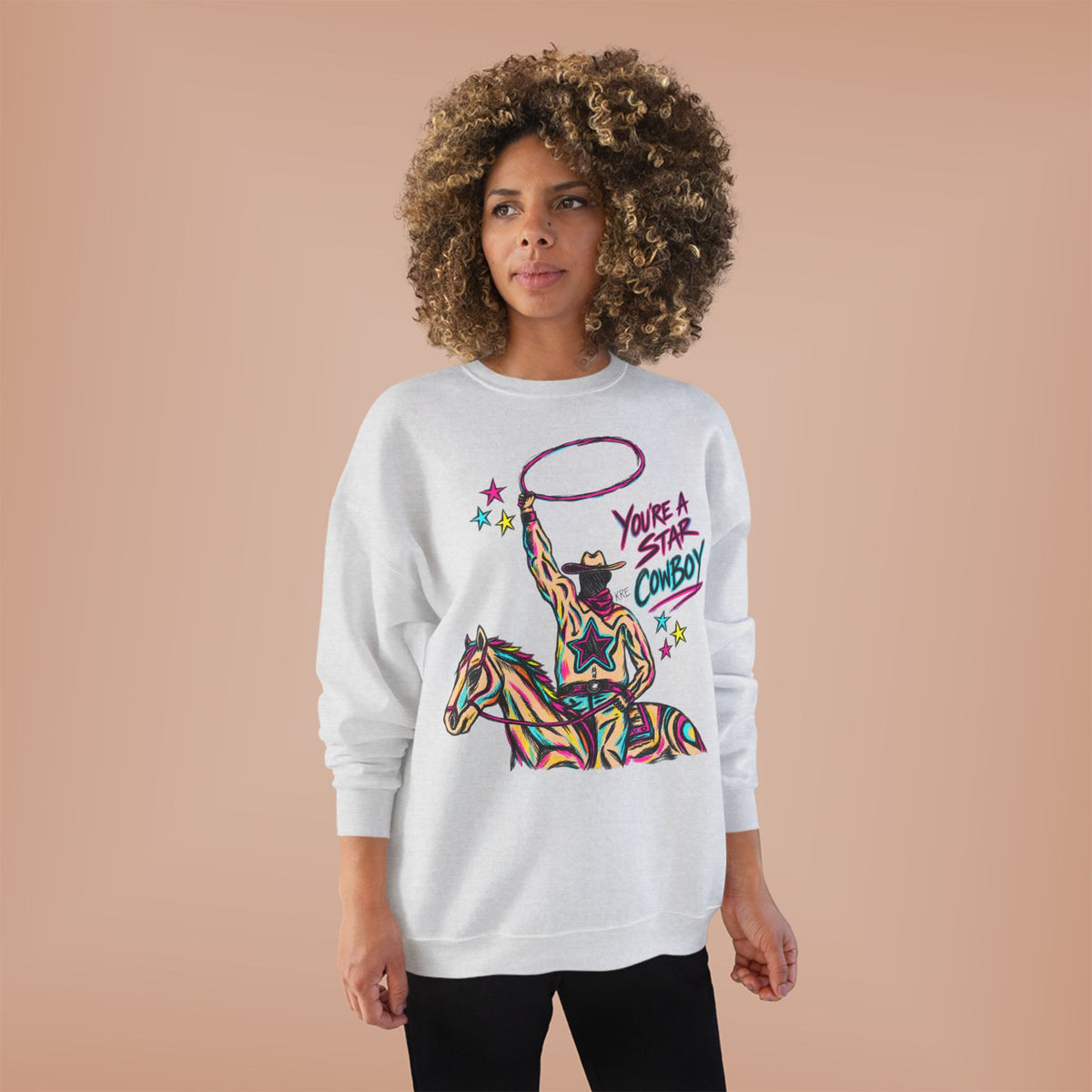 Star cowboy crewneck