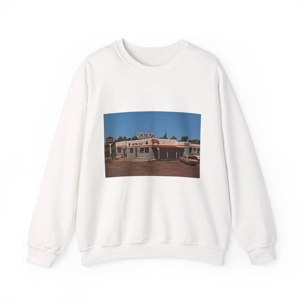 Cactus flat vintage photo Crewneck Sweatshirt