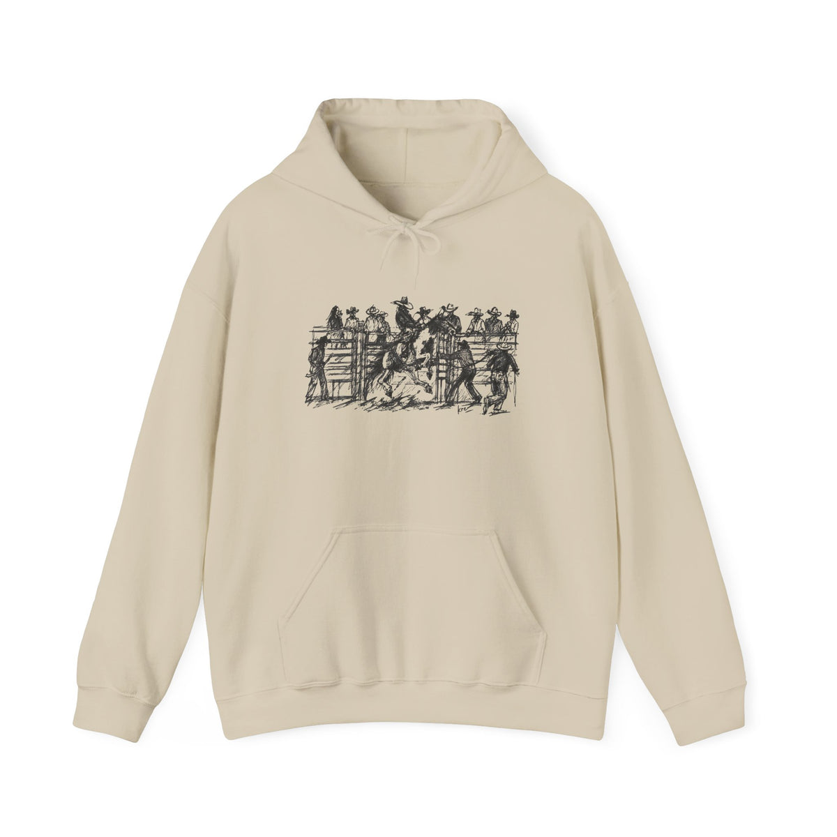 Bronc rider hoodie