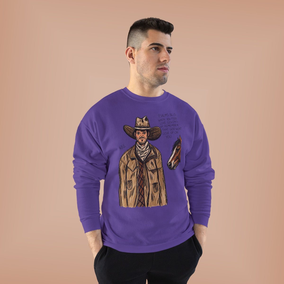 Psalms 86:15 crewneck