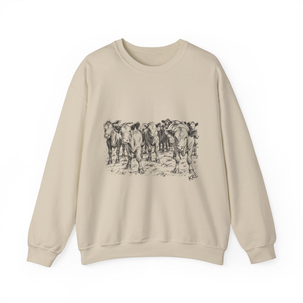 Among the herd Crewneck Sweatshirt