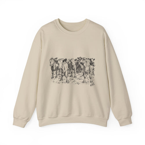 Among the herd Crewneck Sweatshirt