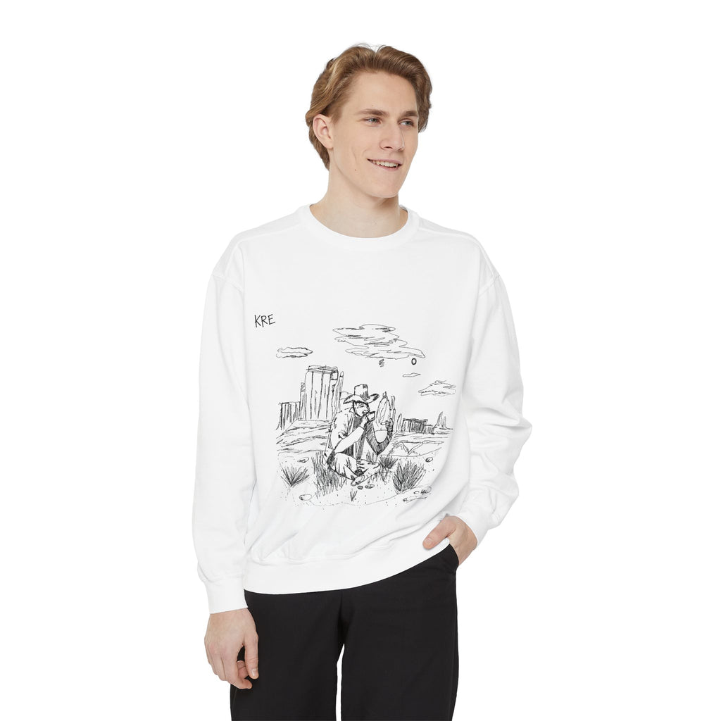 Cigs and coffee Unisex Garment-Dyed Sweatshirt