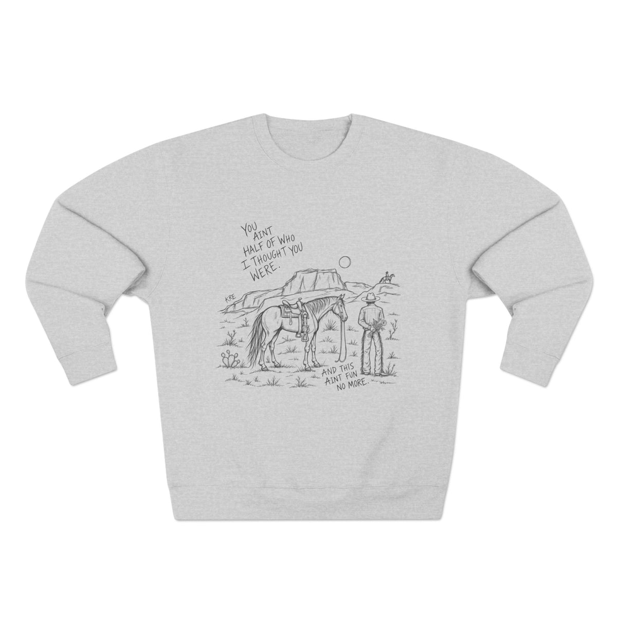 What I thought you were crewneck
