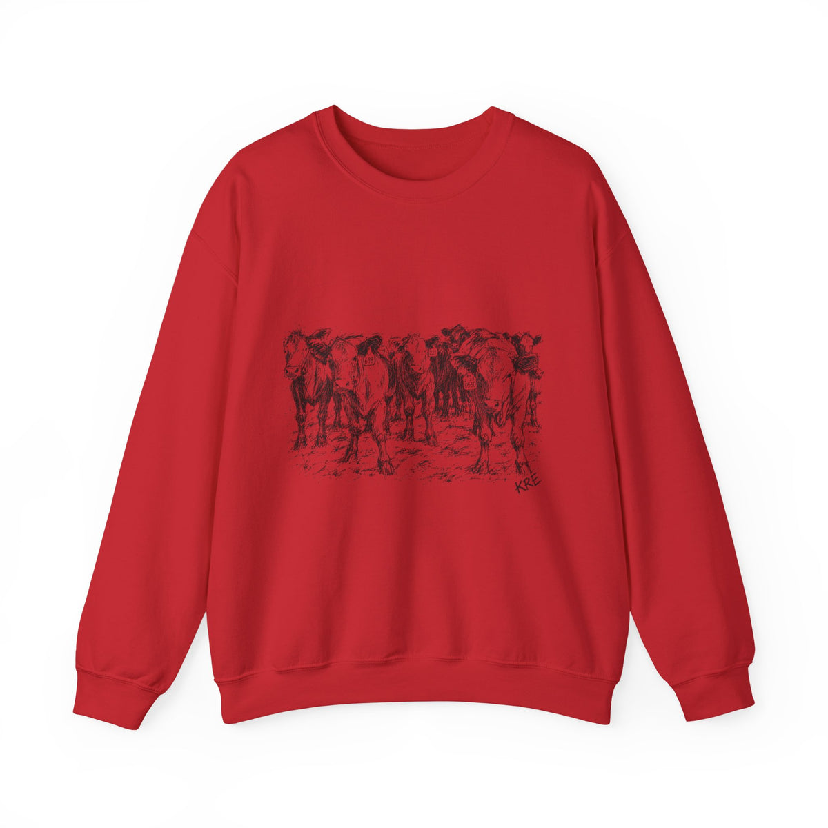Among the herd Crewneck Sweatshirt