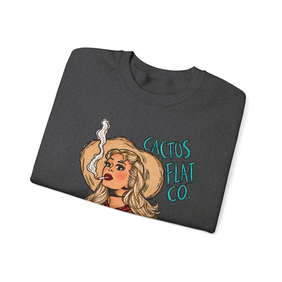 Cactus Flat Lady- Crewneck