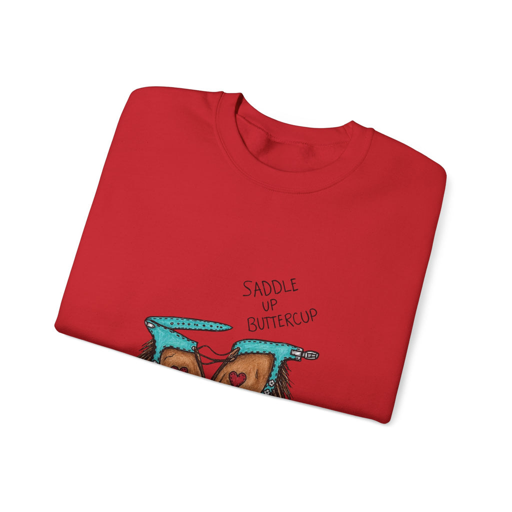 Saddle up buttercup crewneck