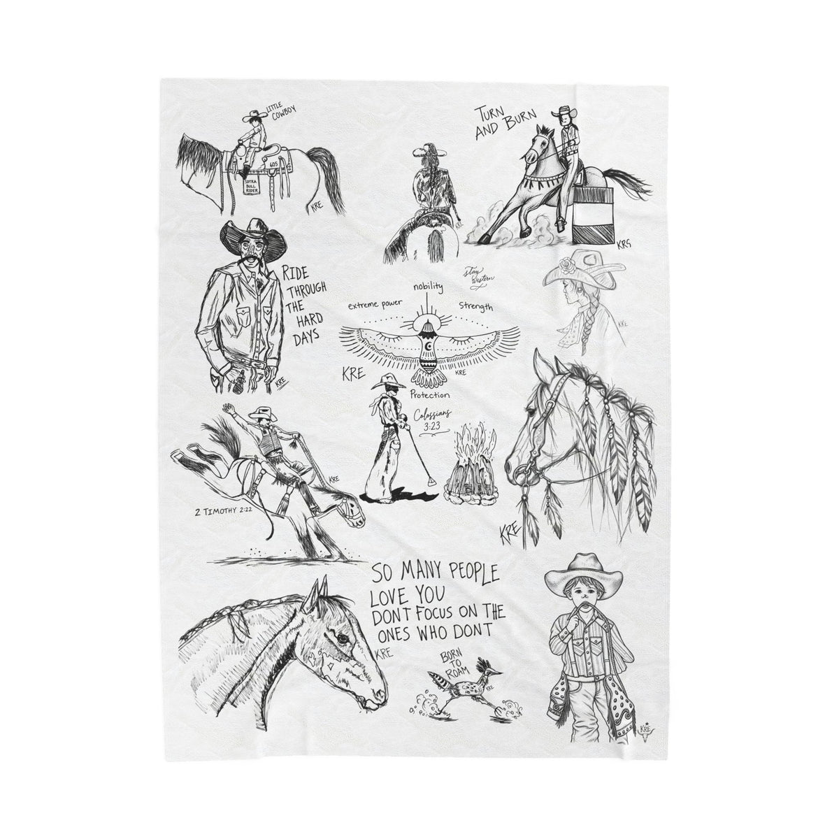 The sketch book -Velveteen Plush Blanket