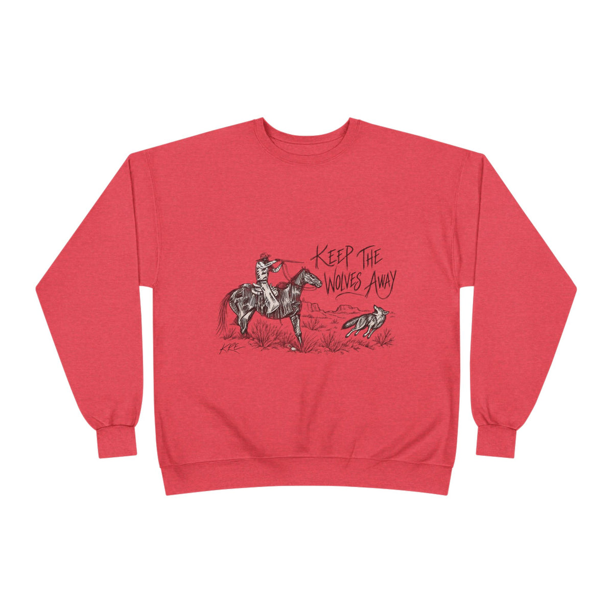 Keep the wolves away crewneck