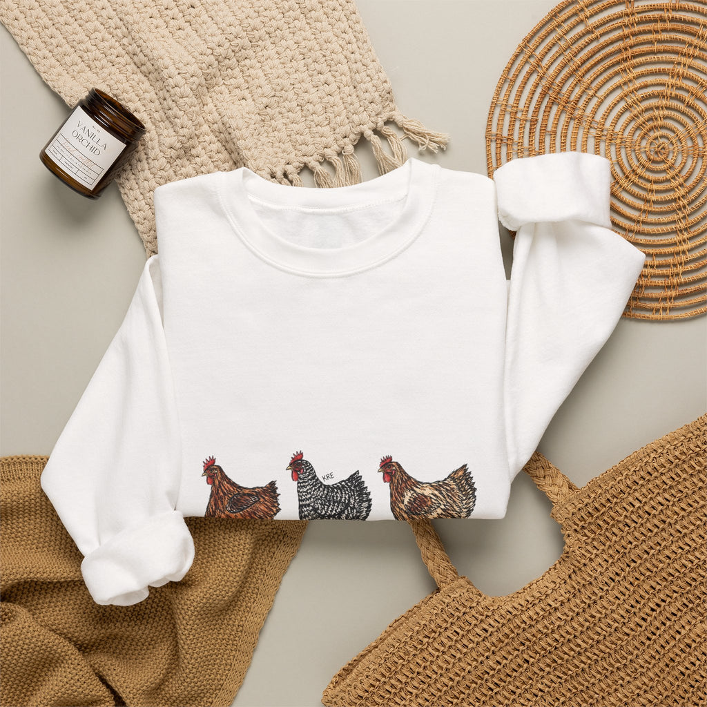 Cowboy chickens crewneck
