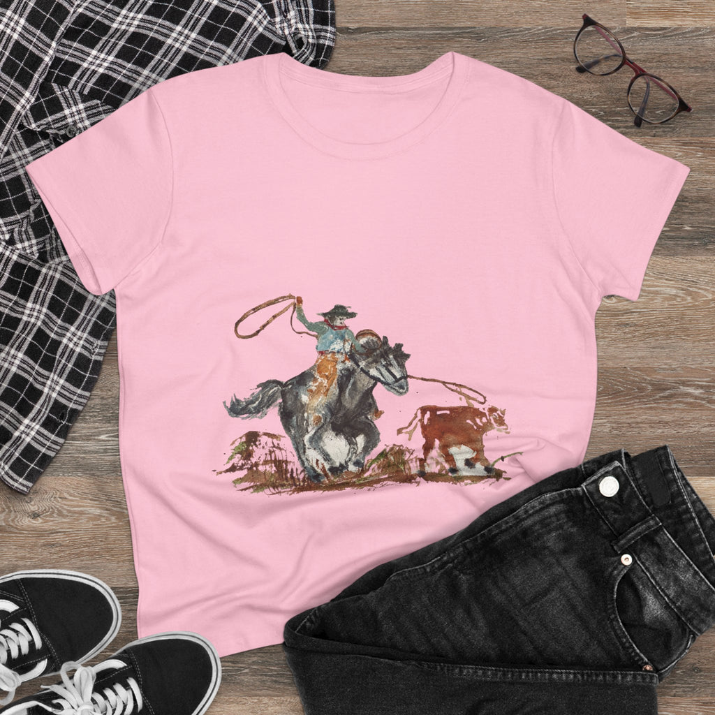 Roper cotton tee watercolor Paula Emry-burtt