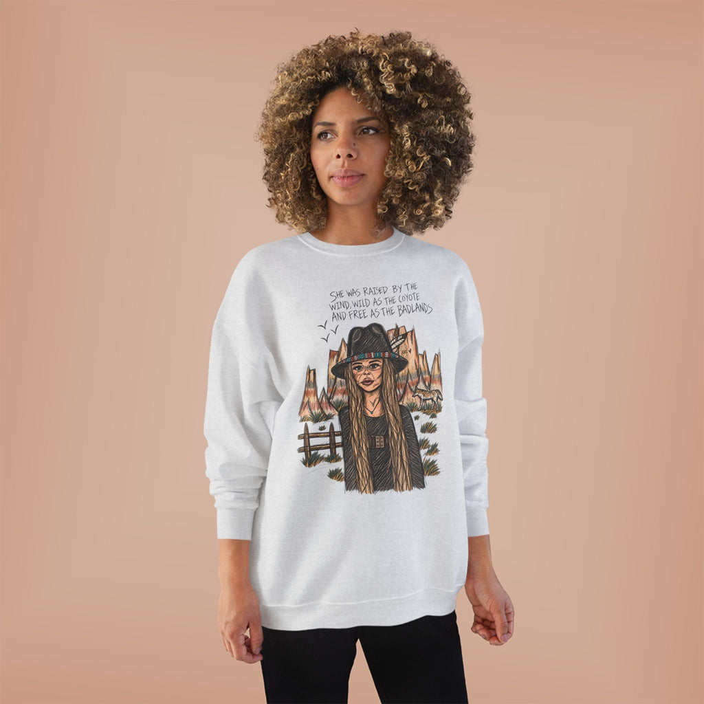She was as free as the badlands crewneck