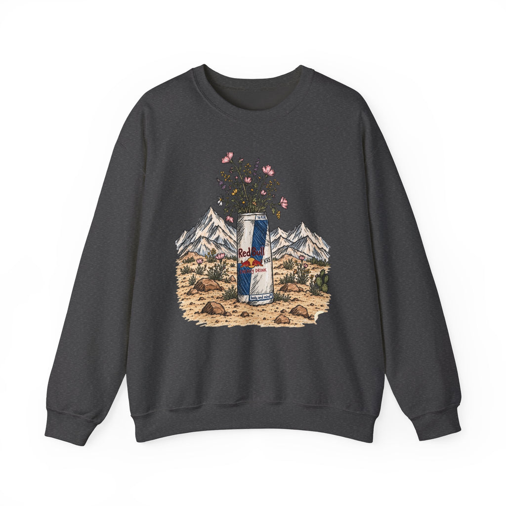 Wild flowers and wild drinks crewneck