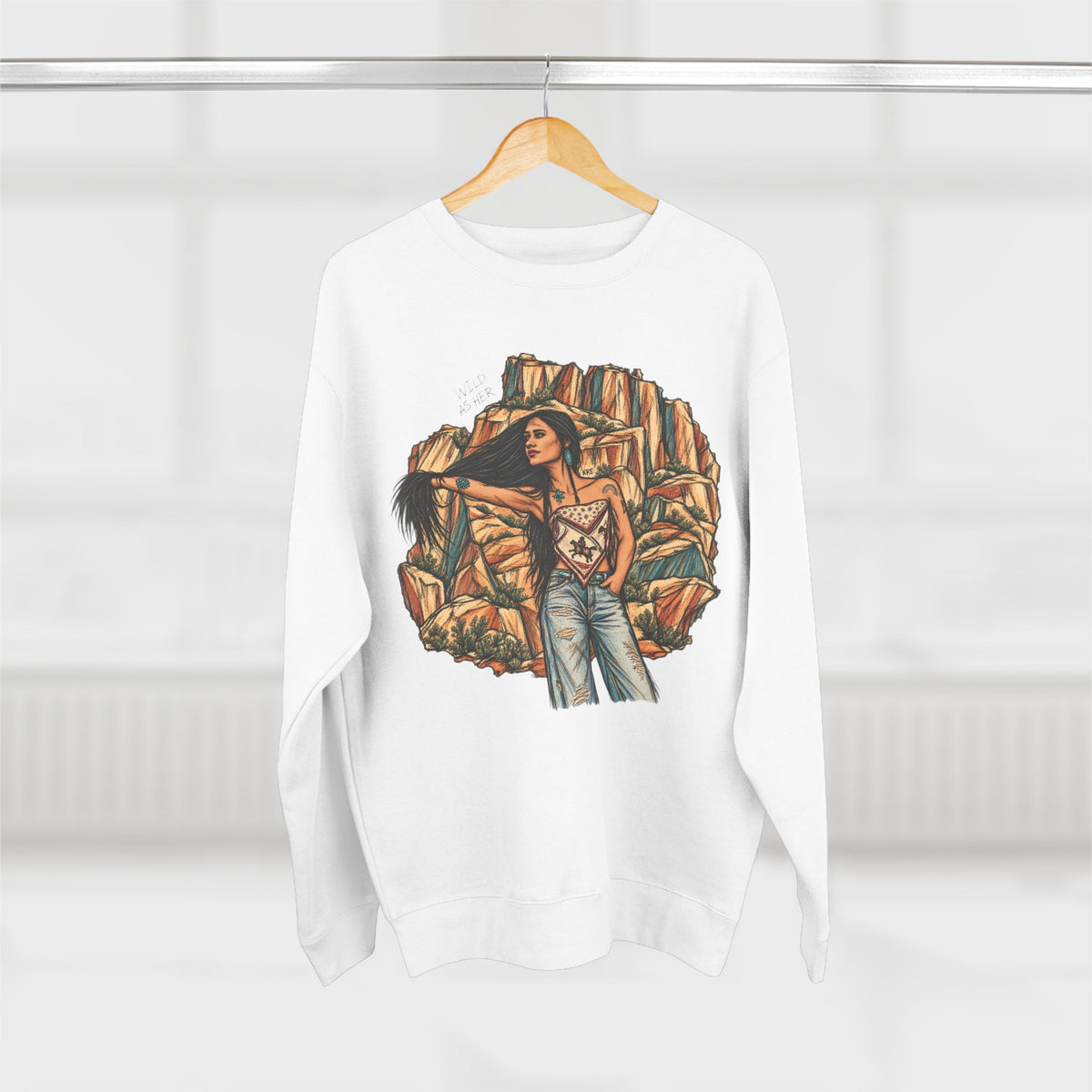 Wild as the badlands crewneck