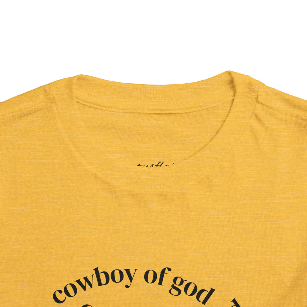 Cowboy of god Toddler Short Sleeve Tee