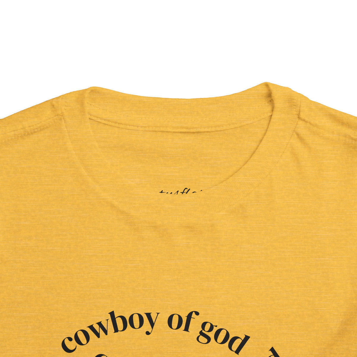 Cowboy of god Toddler Short Sleeve Tee