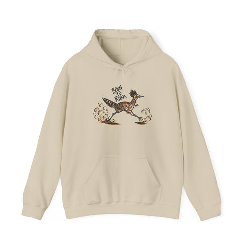 Born to roam road runner hoodie with color