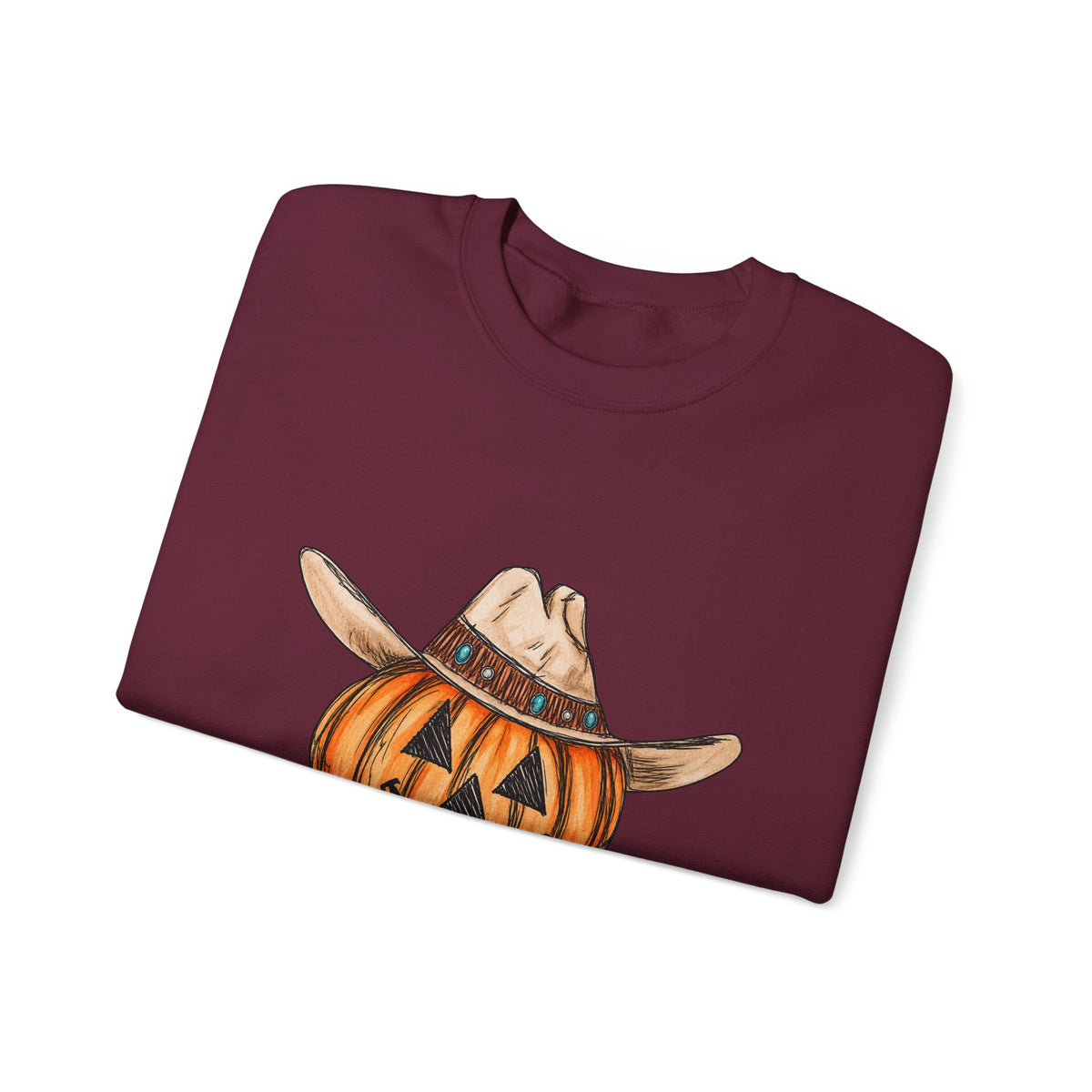 Cowboy pumpkin Crewneck Sweatshirt 
Fall drop