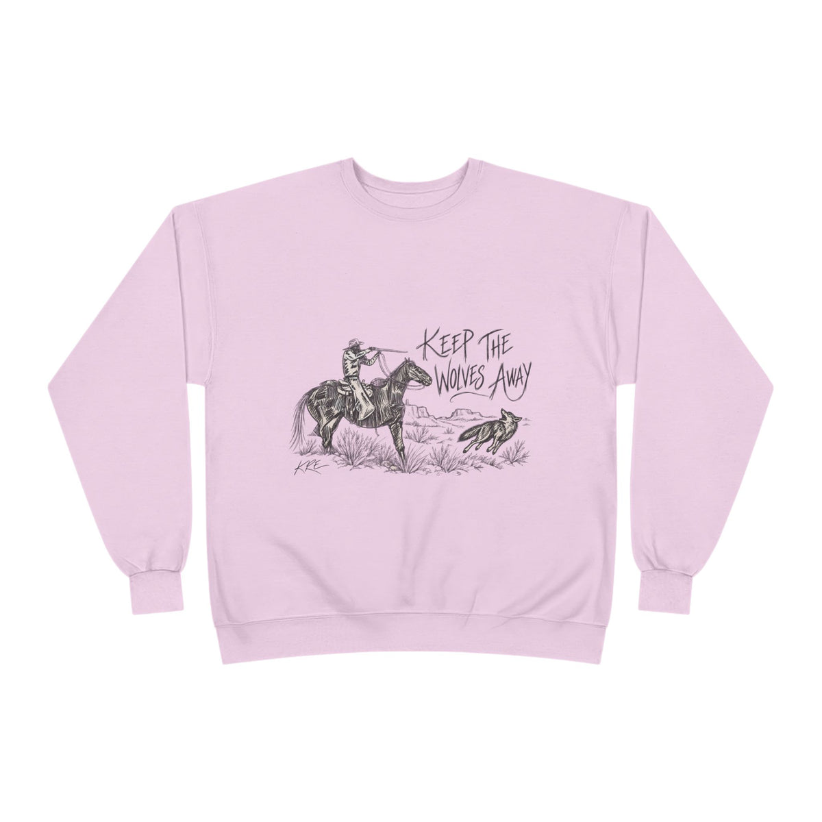 Keep the wolves away crewneck