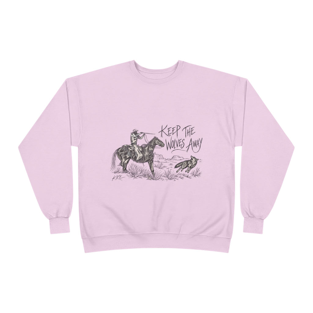 Keep the wolves away crewneck