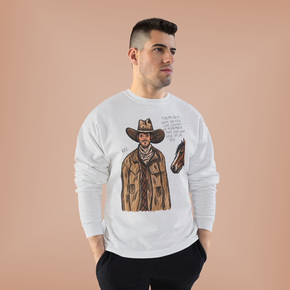 Psalms 86:15 crewneck