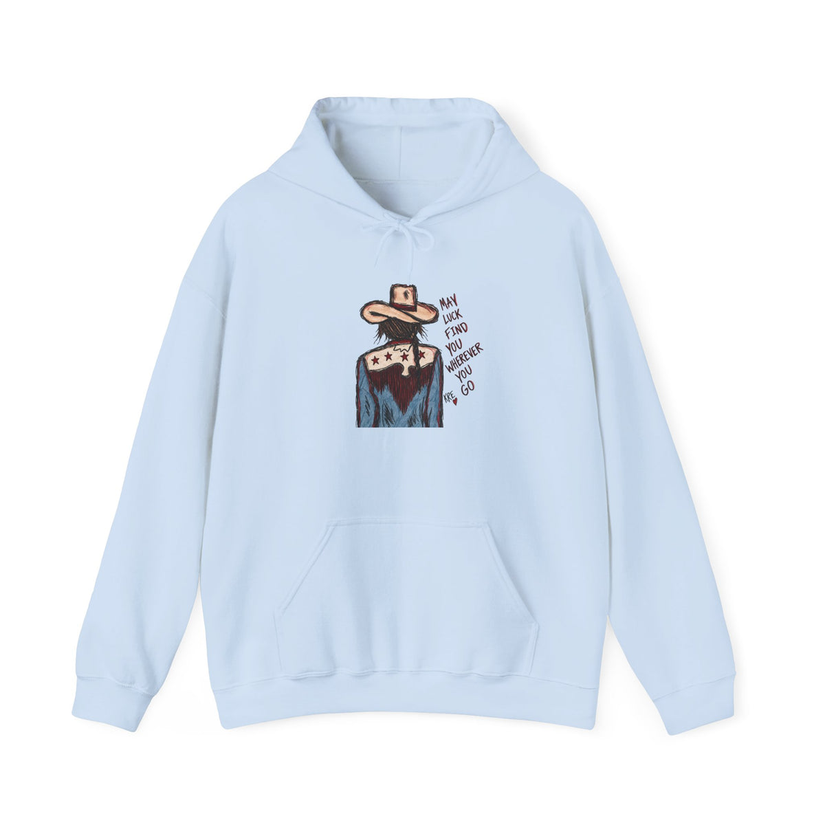 May luck find
You cowgirl hoodie