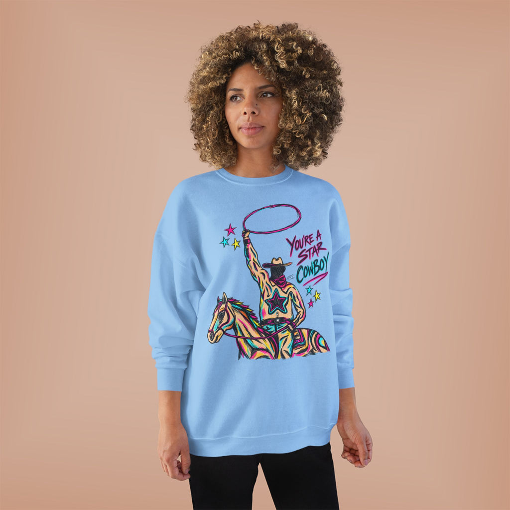 Star cowboy crewneck