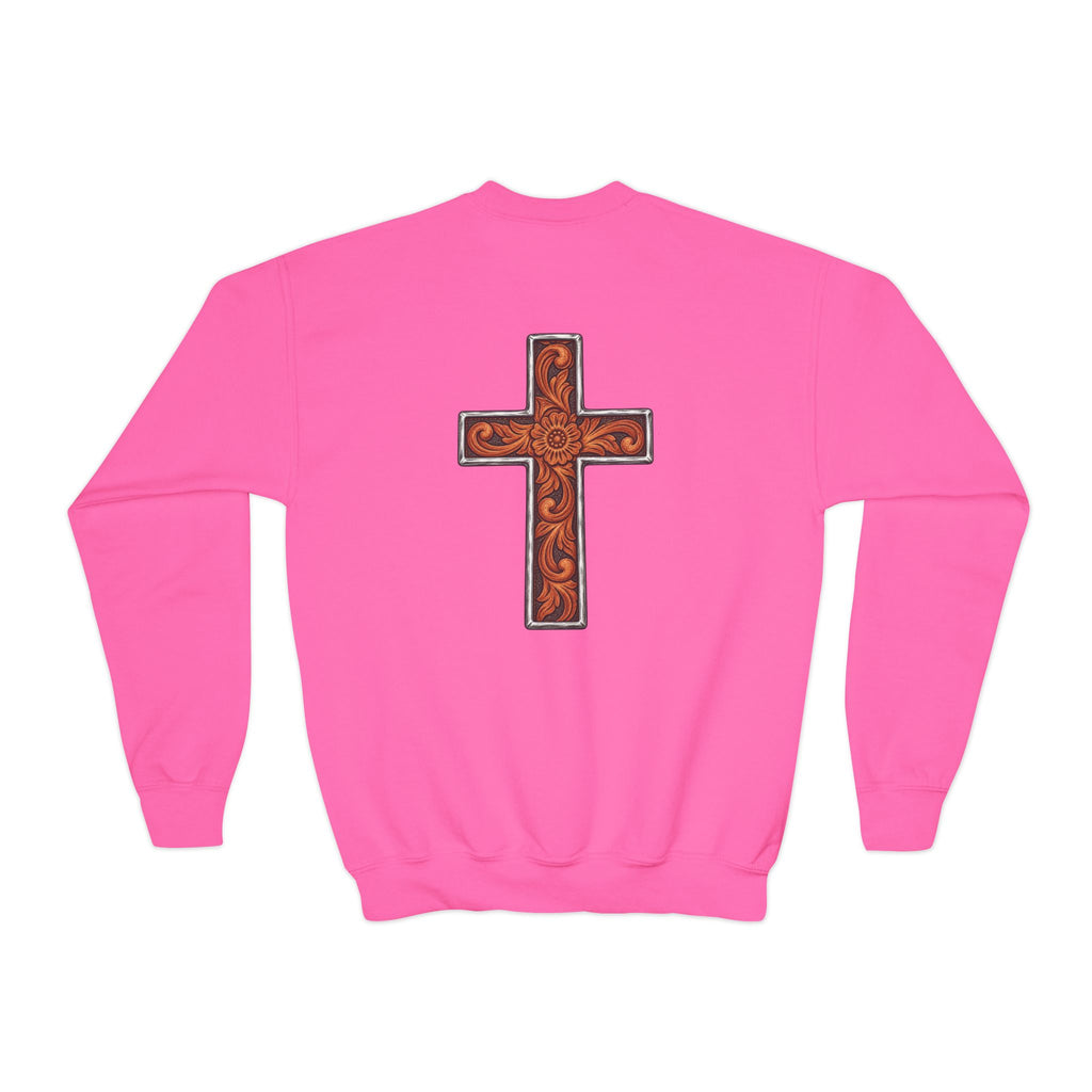 Cowgirls for Jesus Youth Crewneck Sweatshirt