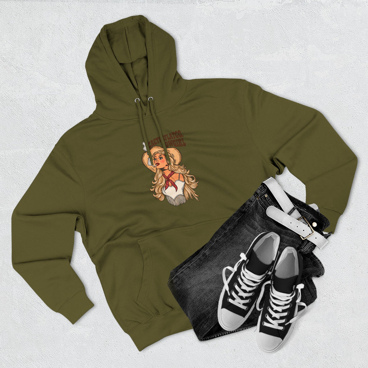 Cactusflatco. Cowgirl hoodie