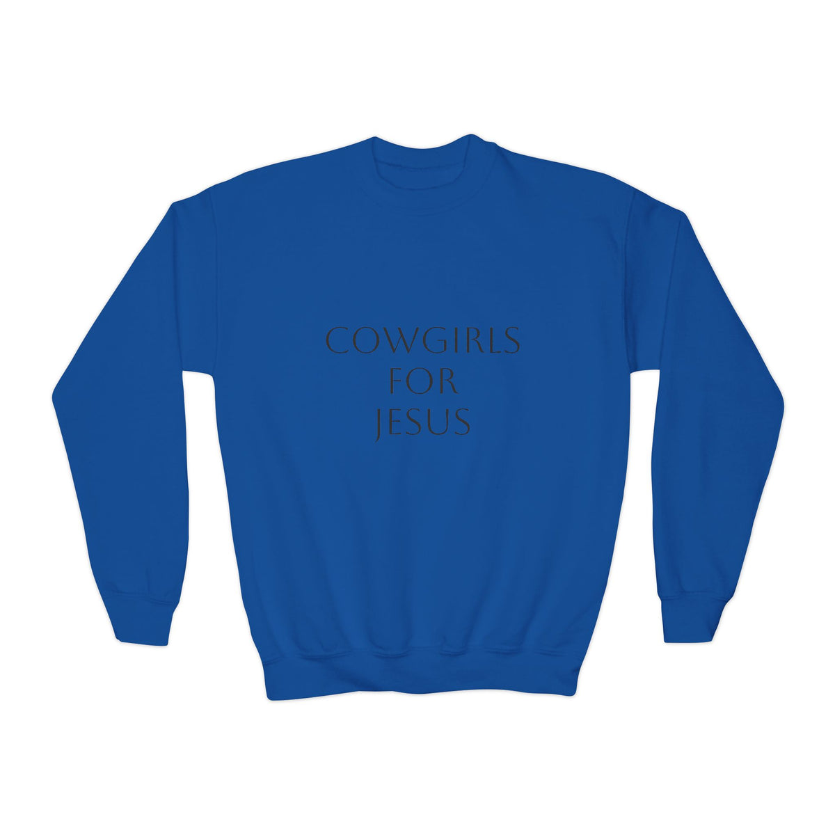 Cowgirls for Jesus Youth Crewneck Sweatshirt