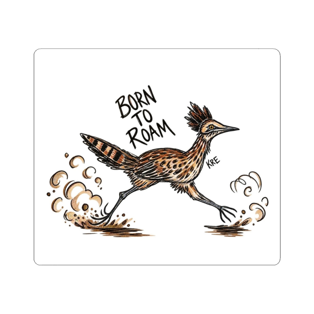 Born to roam road runner sticker