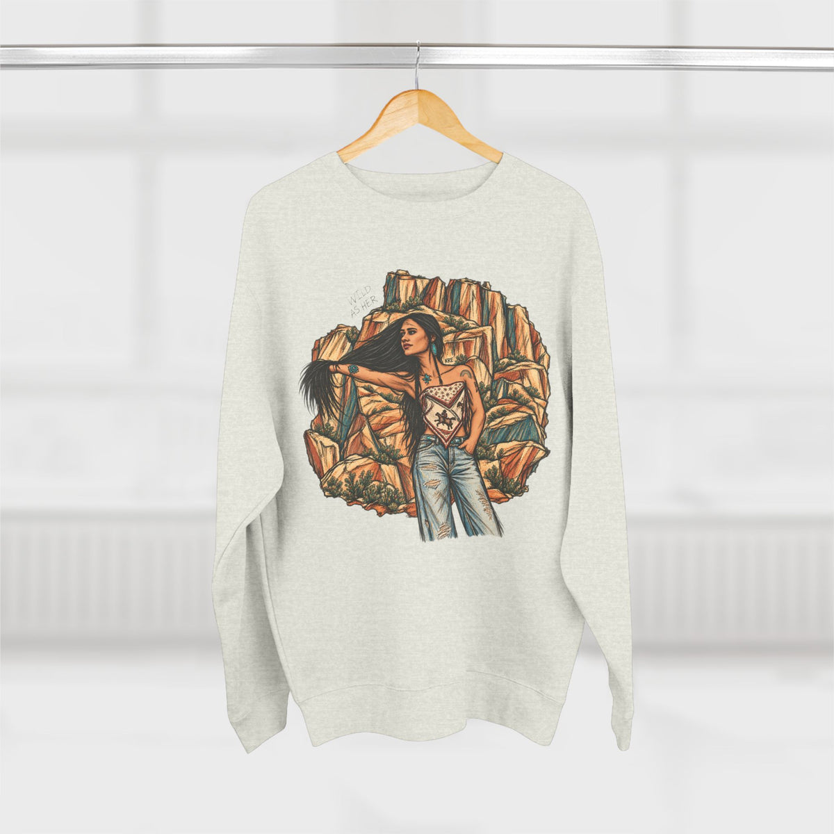 Wild as the badlands crewneck