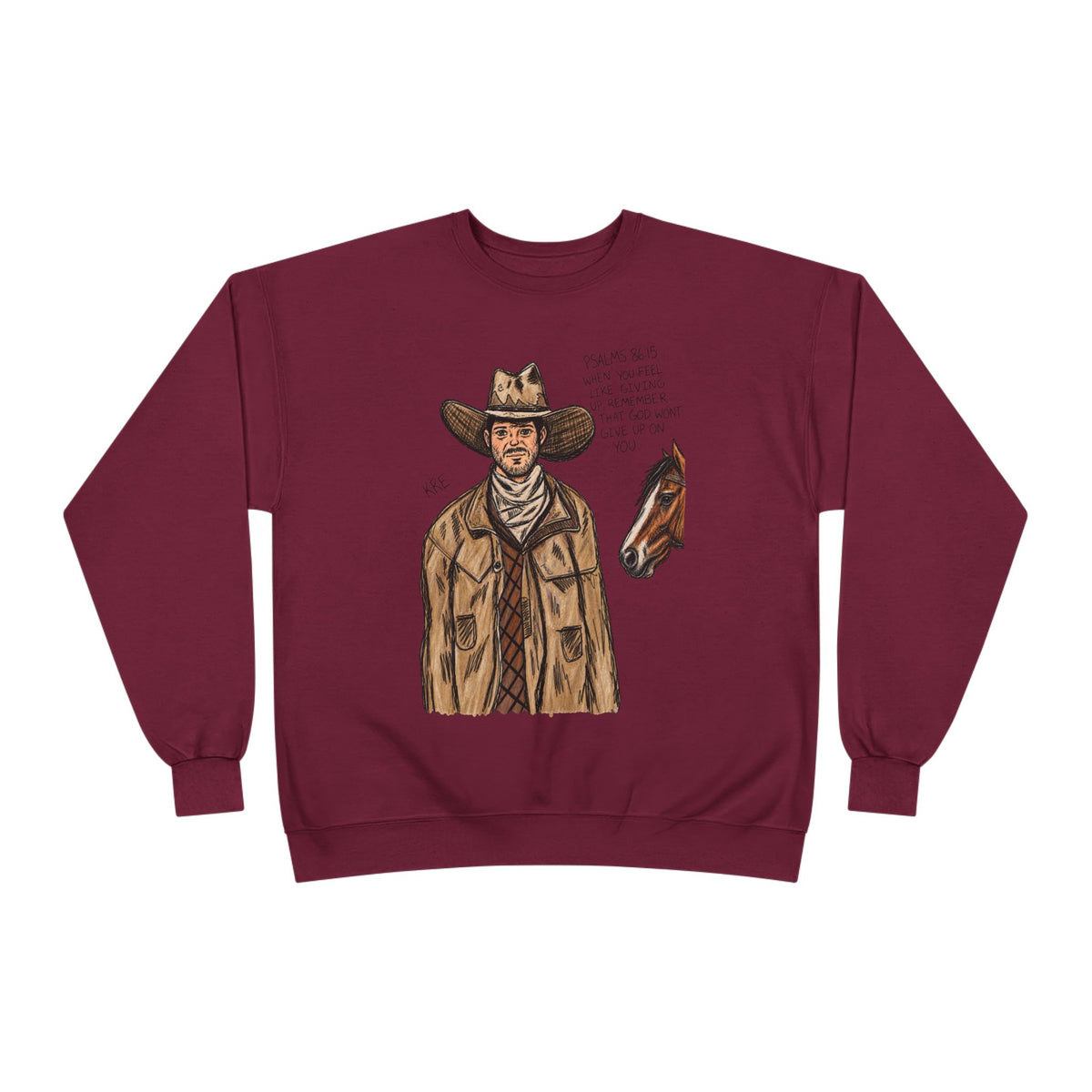 Psalms 86:15 crewneck
