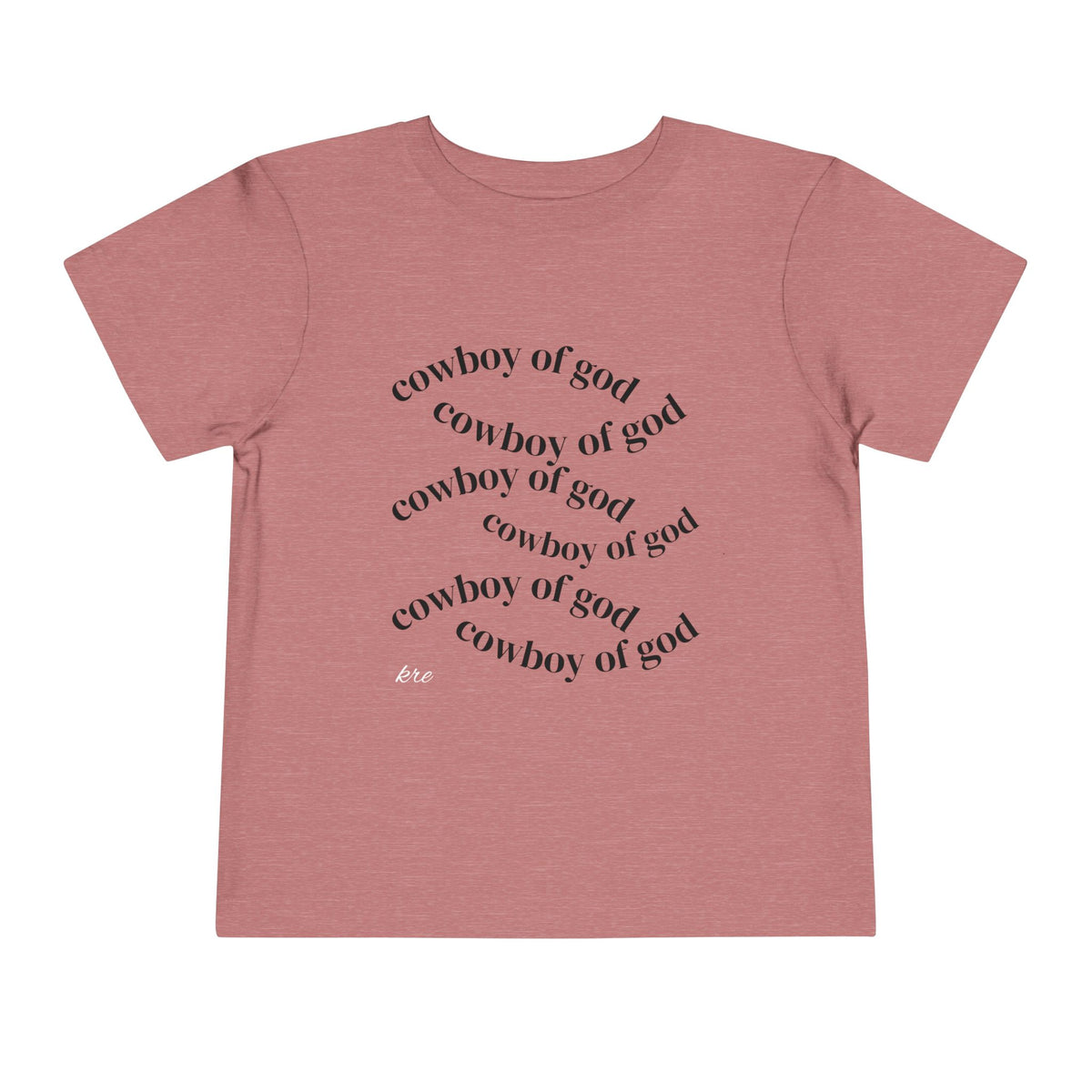 Cowboy of god Toddler Short Sleeve Tee