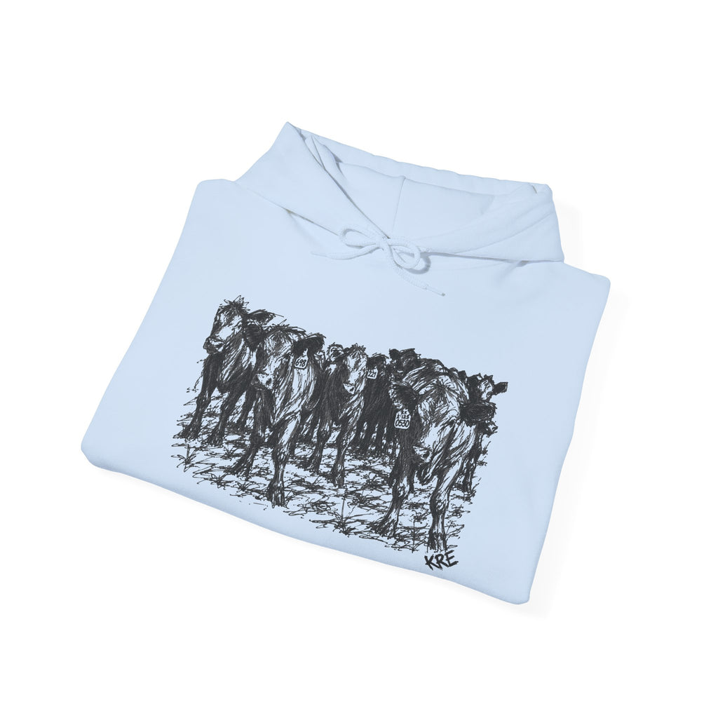 Among the herd Hooded Sweatshirt