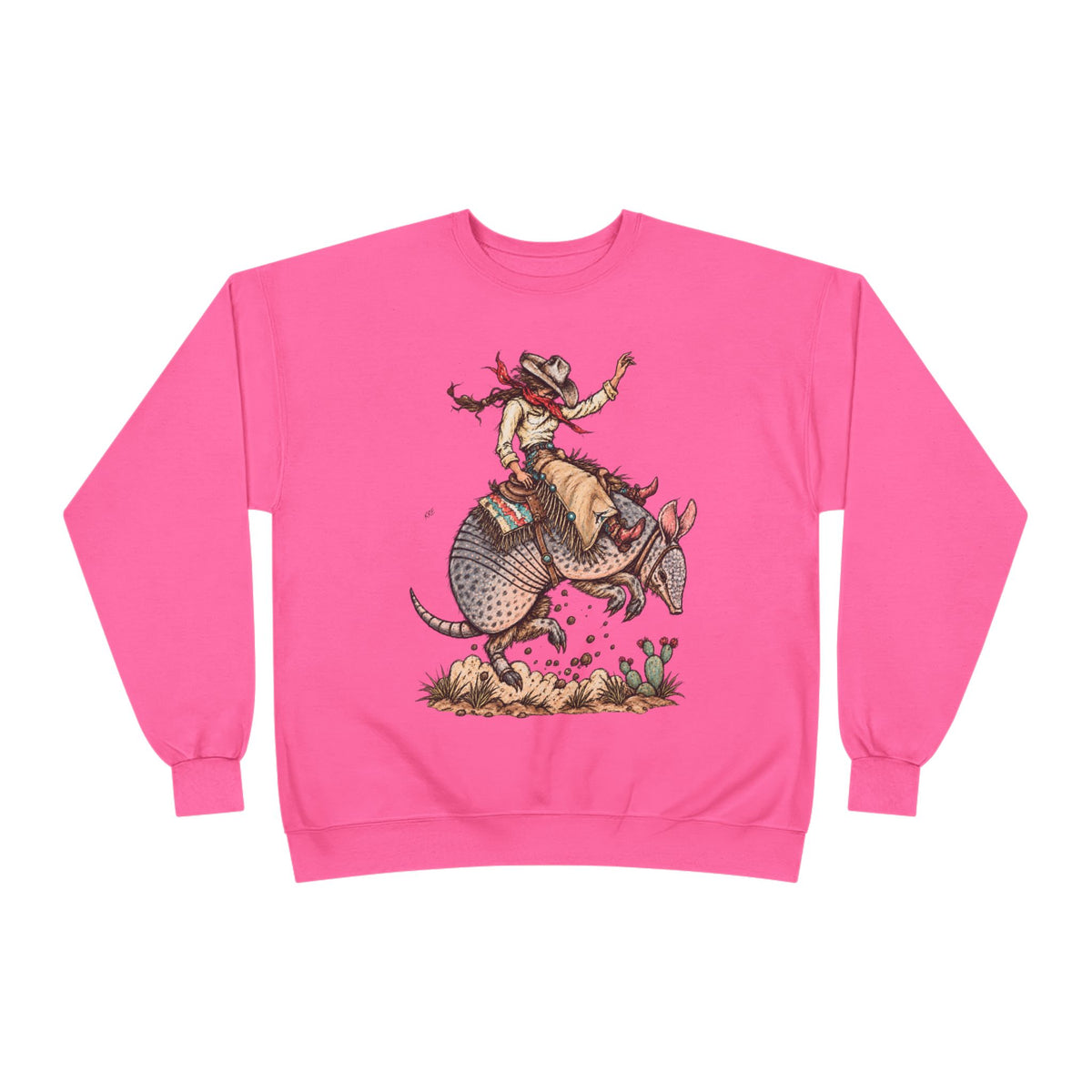 Buckin dillo crewneck