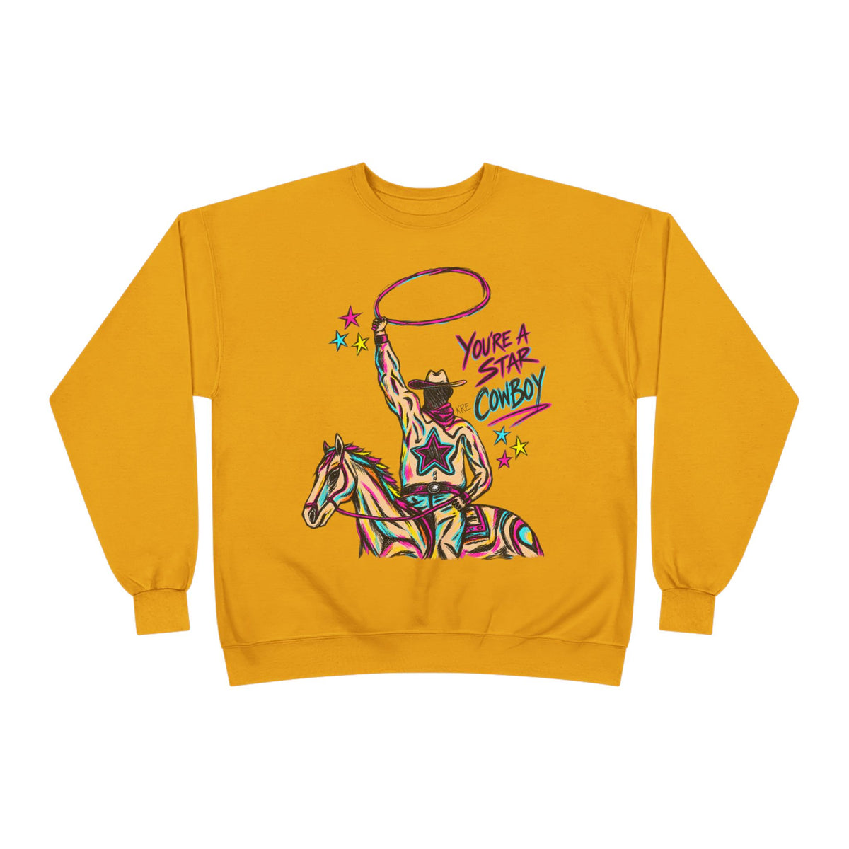 Star cowboy crewneck