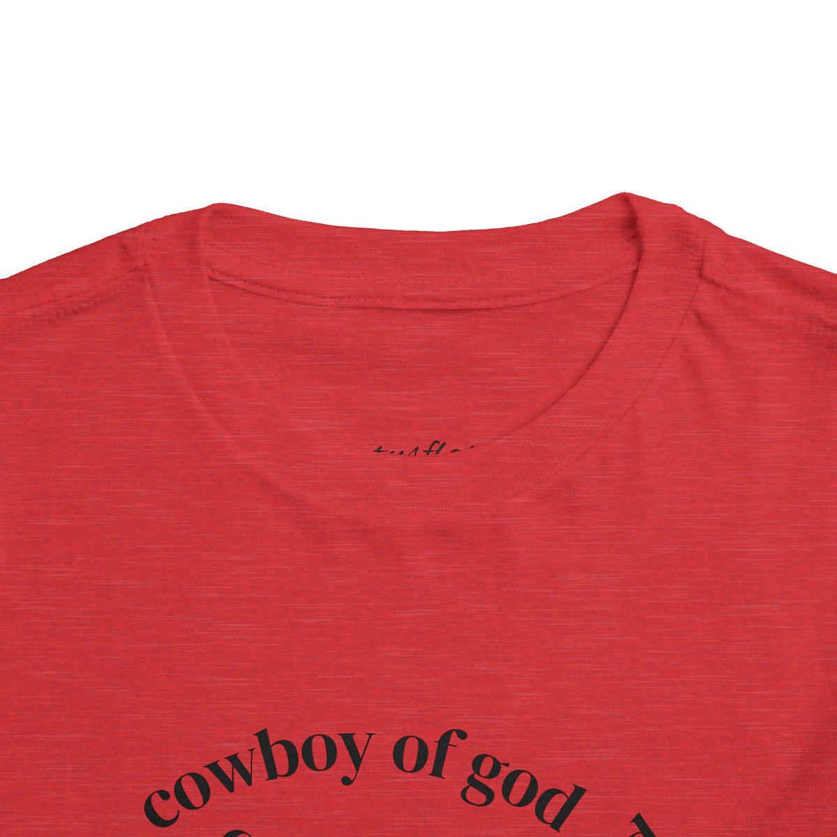 Cowboy of god Toddler Short Sleeve Tee