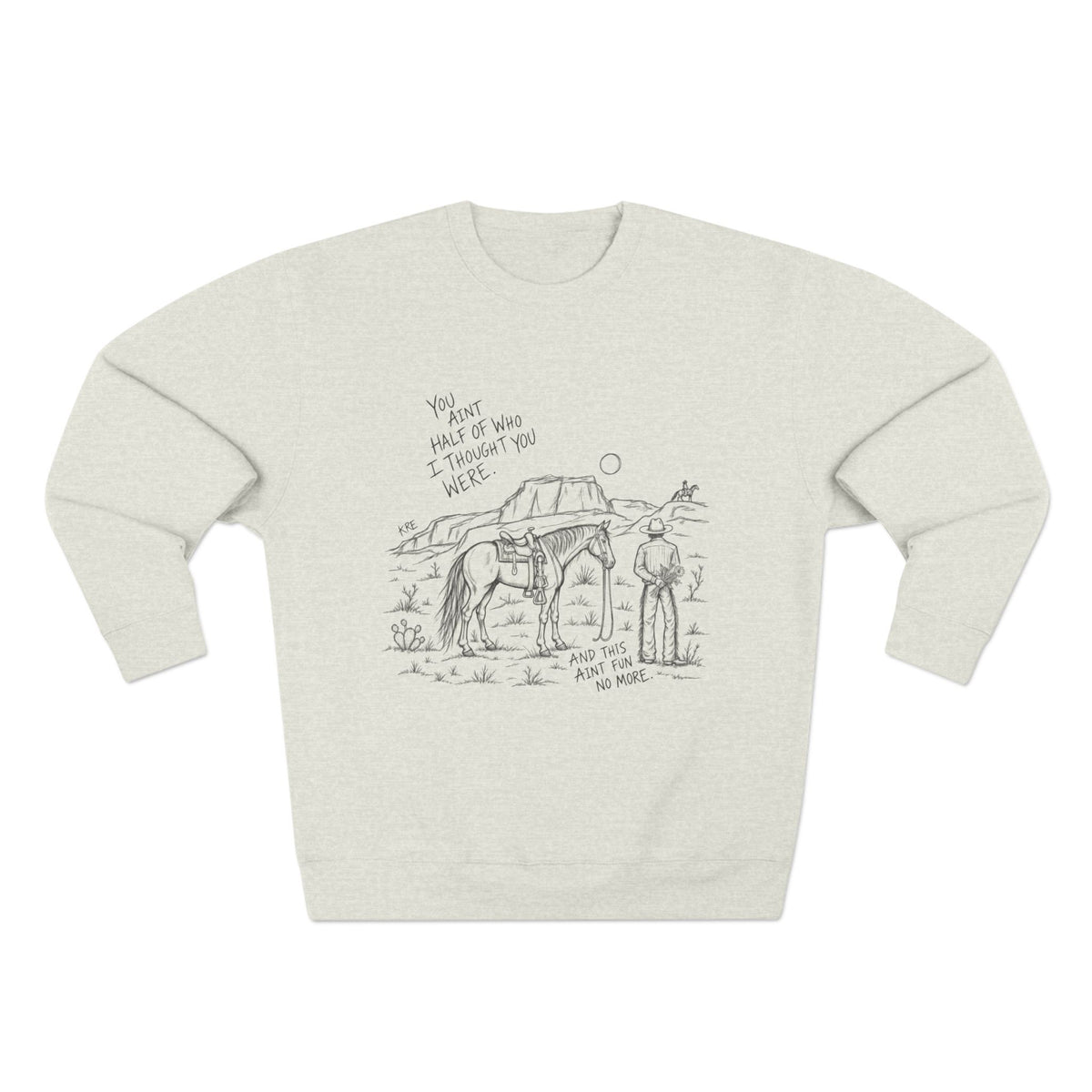 What I thought you were crewneck