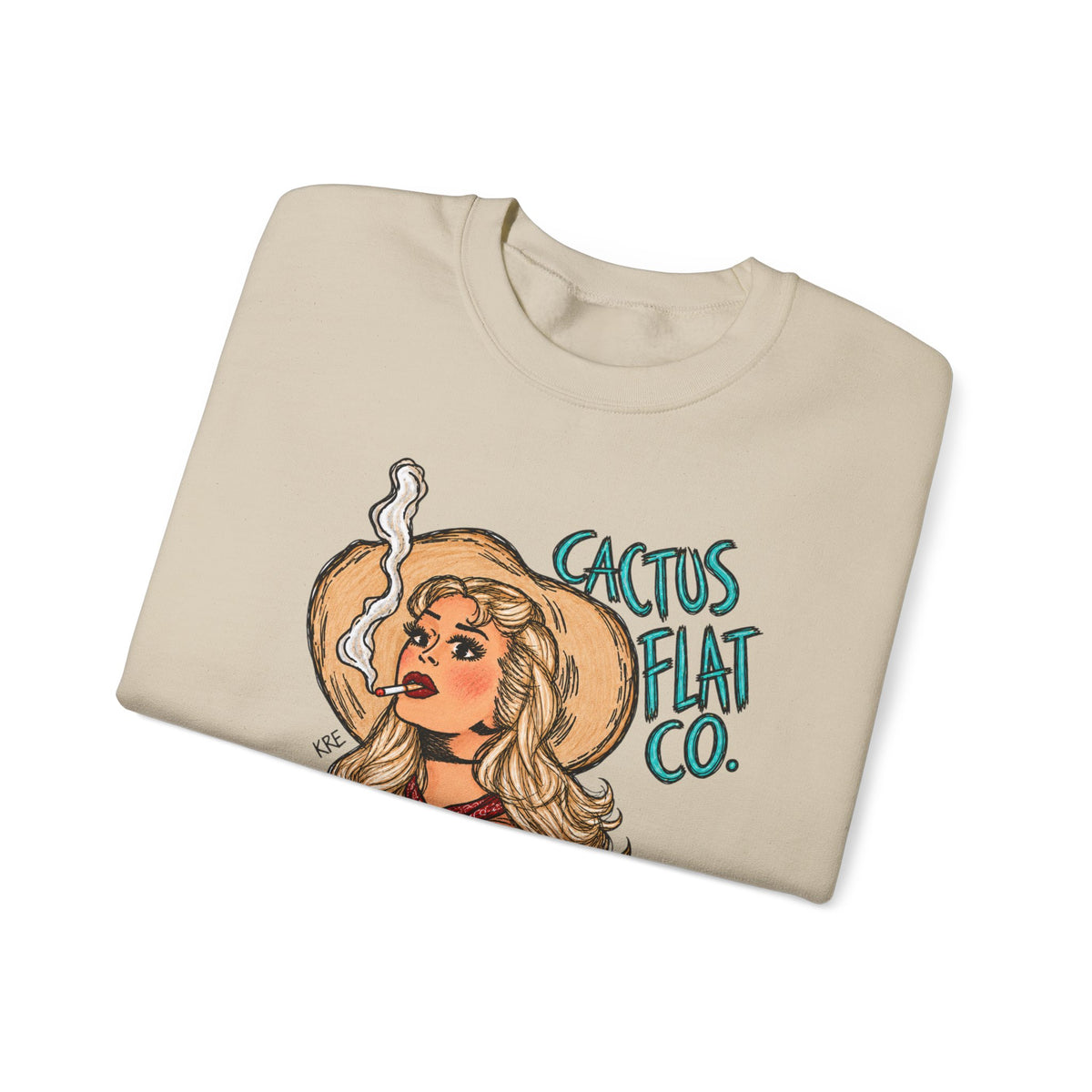 Cactus Flat Lady- Crewneck