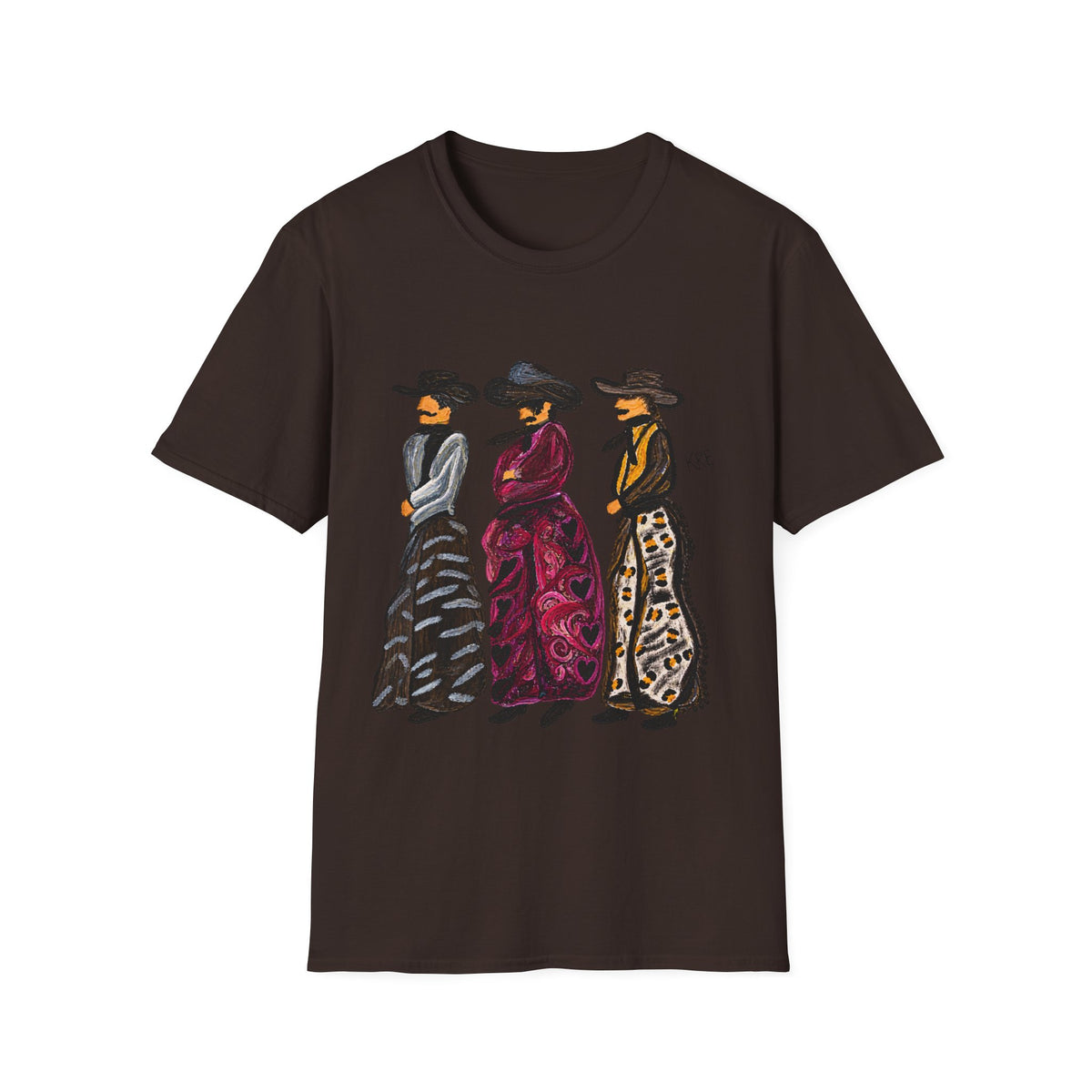 Cowboy in style tshirt