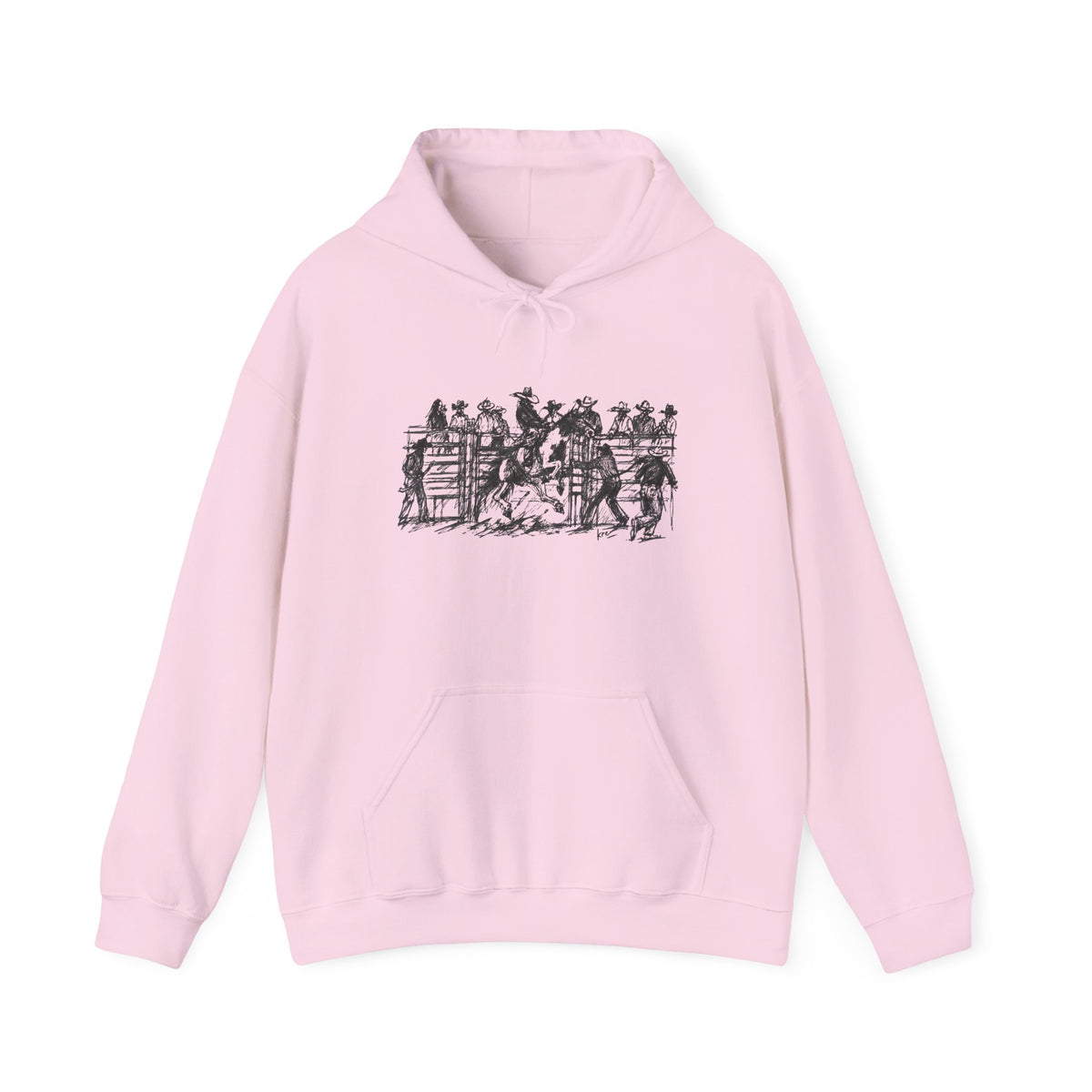 Bronc rider hoodie