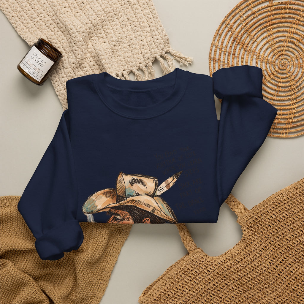 A cowboys word sweatshirt