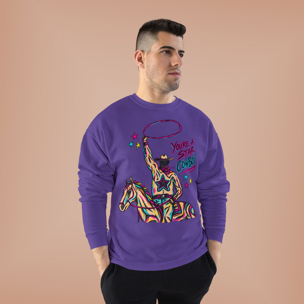 Star cowboy crewneck