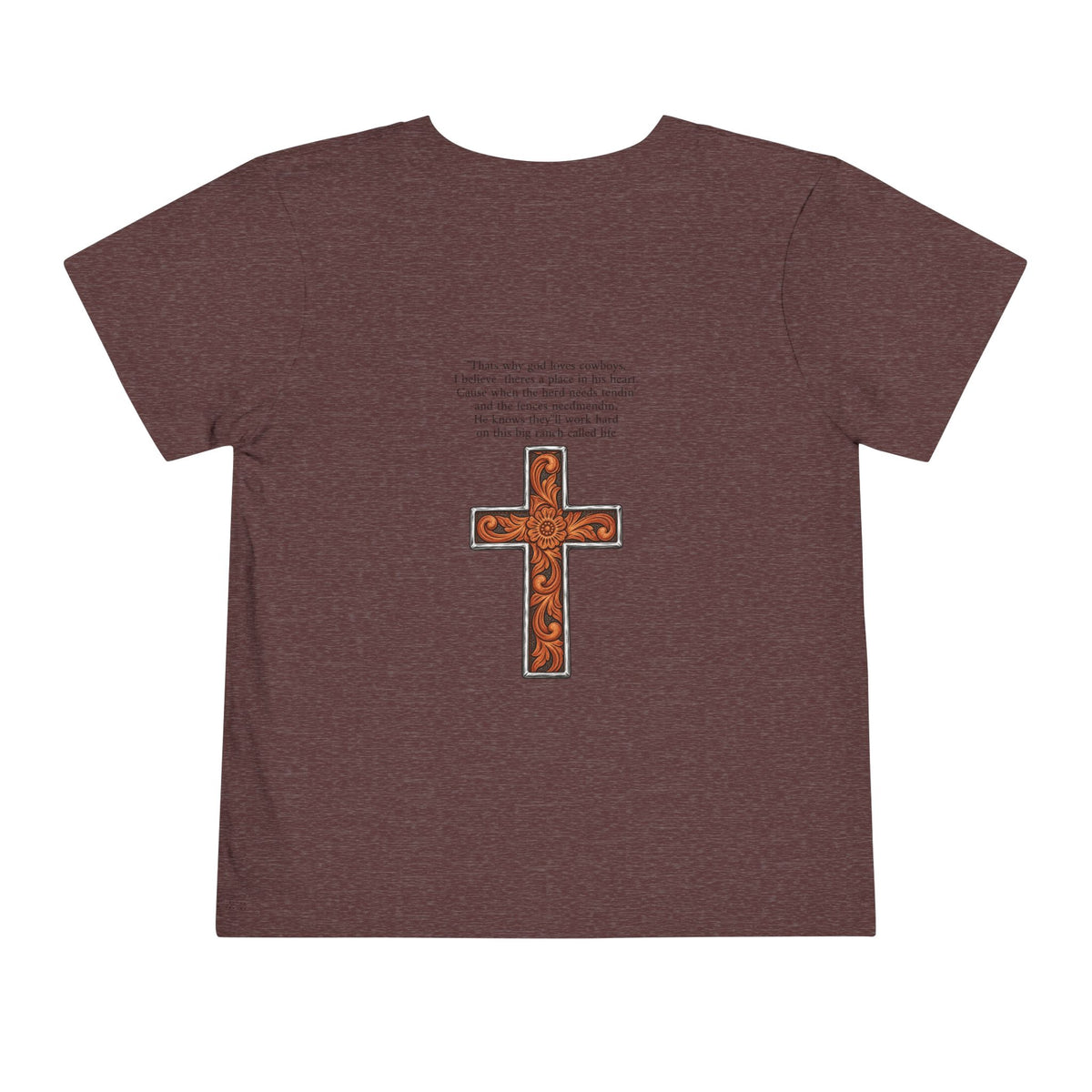Cowboy of god Toddler Short Sleeve Tee