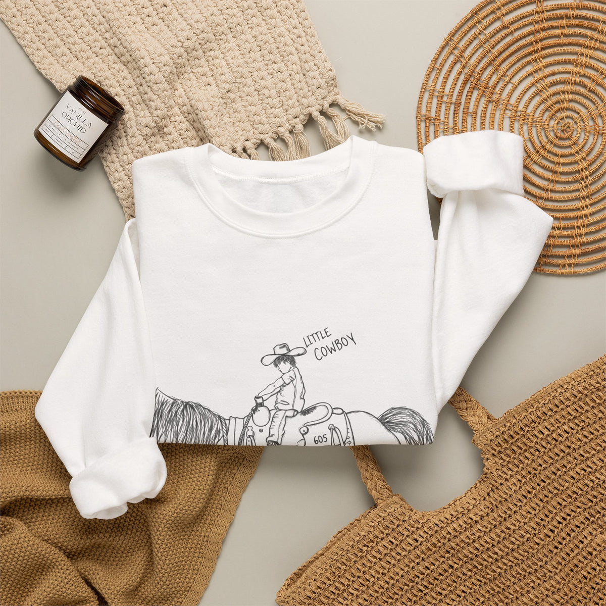 Little cowboy crewneck