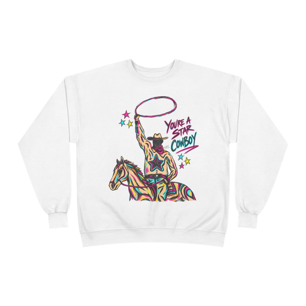 Star cowboy crewneck