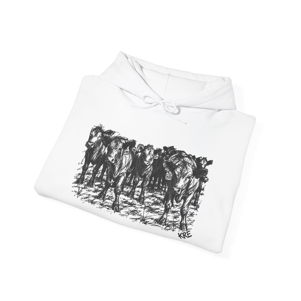 Among the herd Hooded Sweatshirt