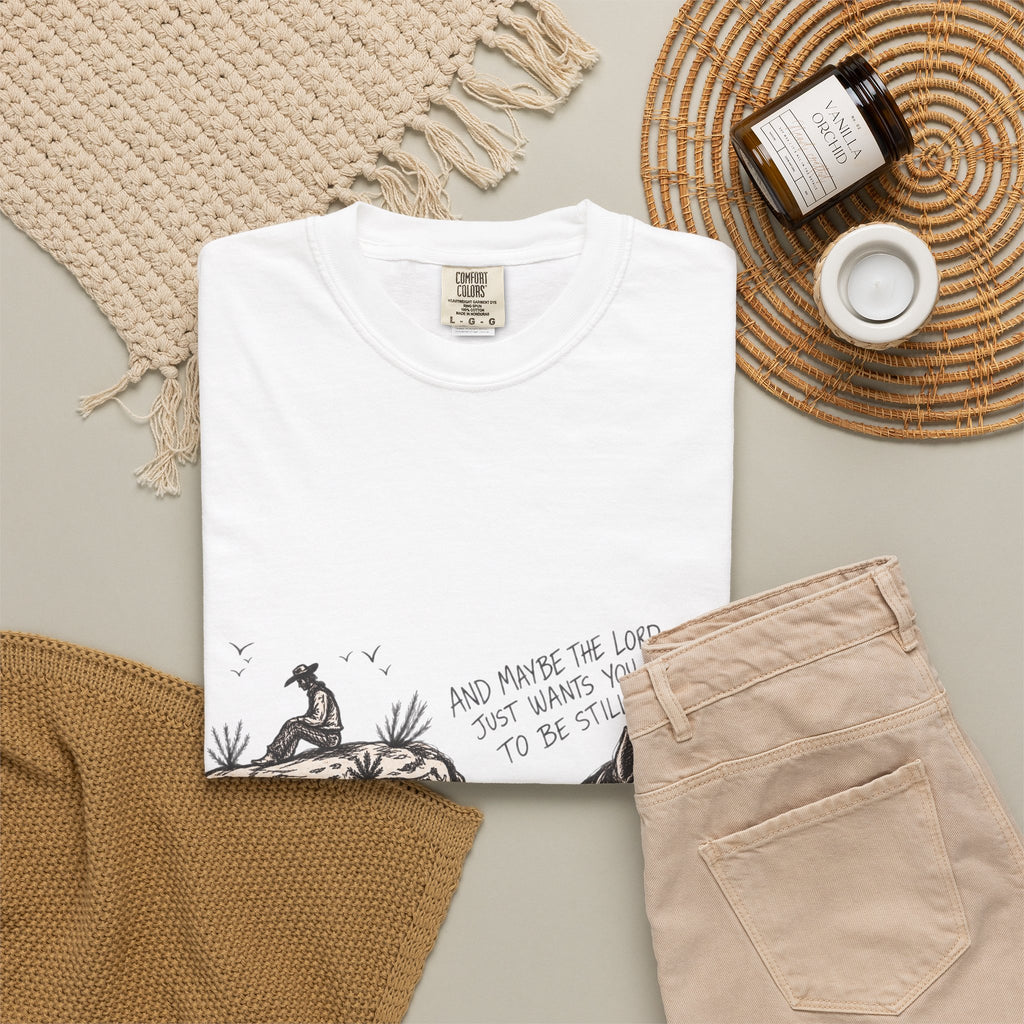 In the stillness T-shirt comfort colors