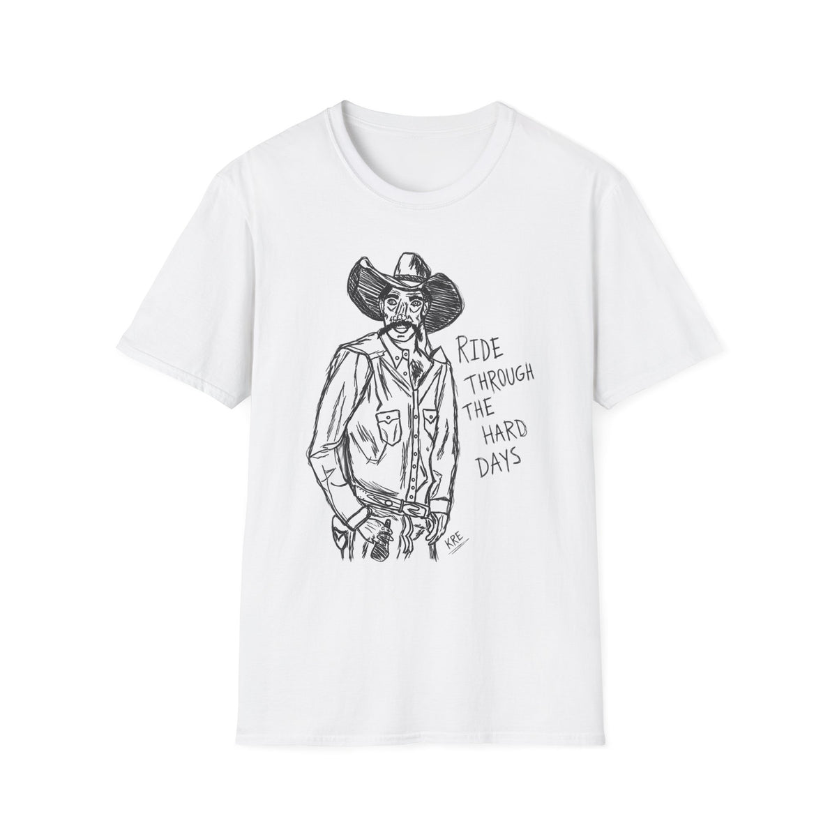 Ride through the hard days suicide prevention T-shirt